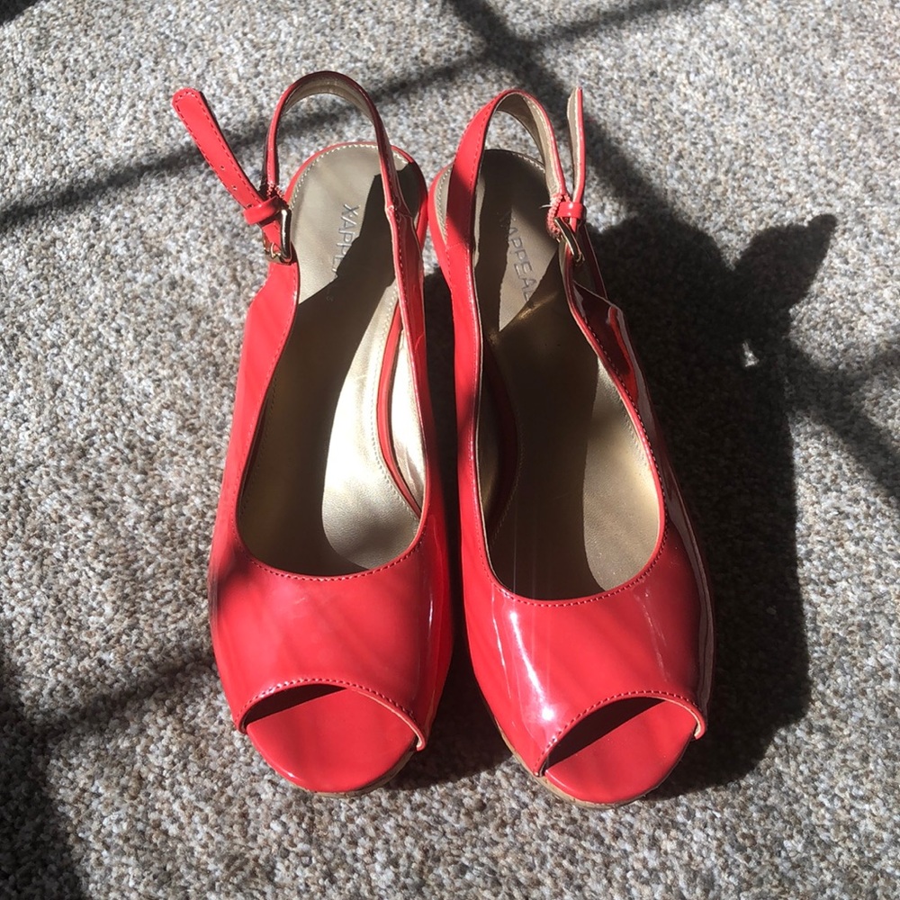 Coral sandals